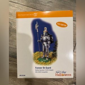 Department, 56 snow village Halloween forever on guard